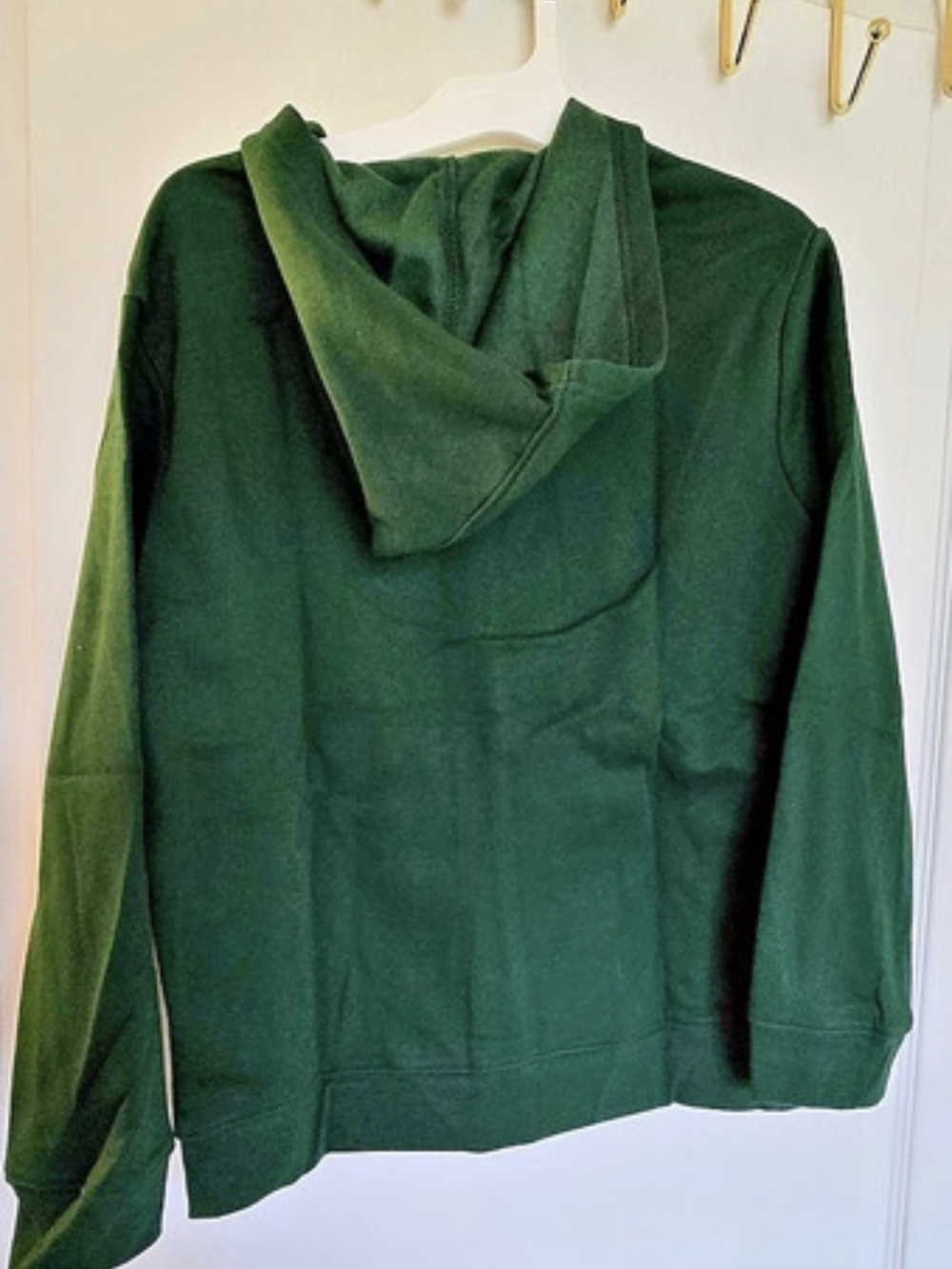 Green Hooded Sweatshirt Size Large 10/12 Kid Boy